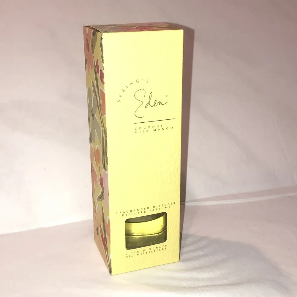 Illume For Anthropologie Springs Eden Fragranced Diffuser Coconut Milk Mango 3oz